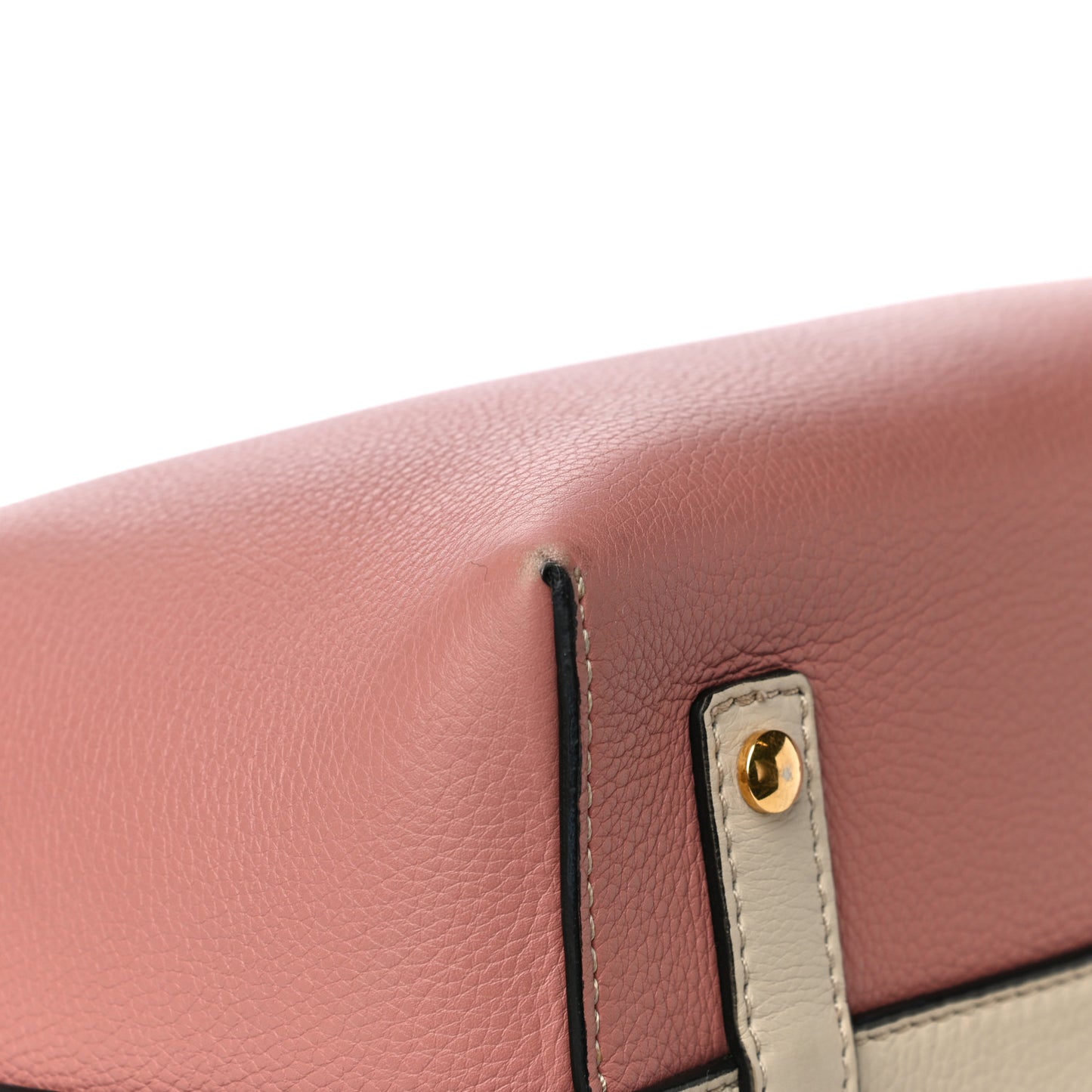Marais Calfskin Small Belt Bag Limestone Dusty Rose