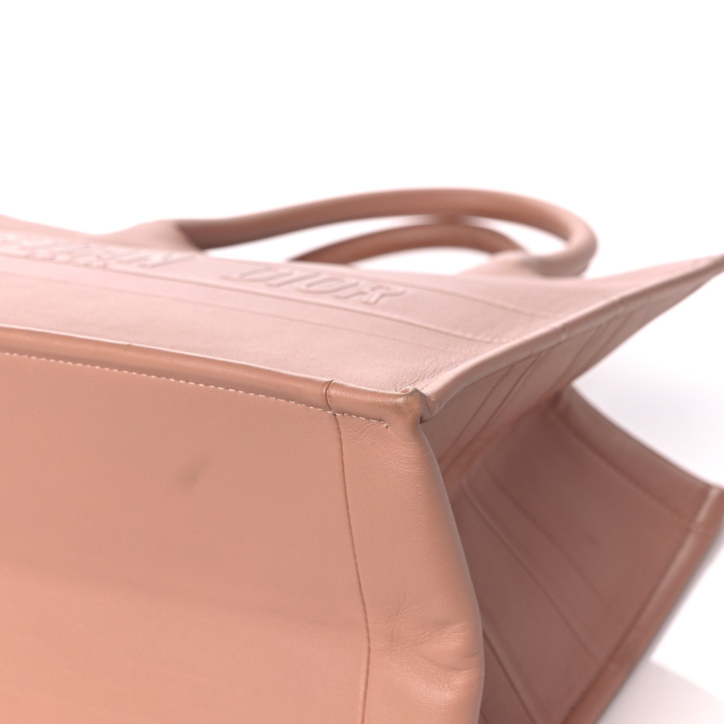 Calfskin Embossed Medium Book Tote Rose de Vents