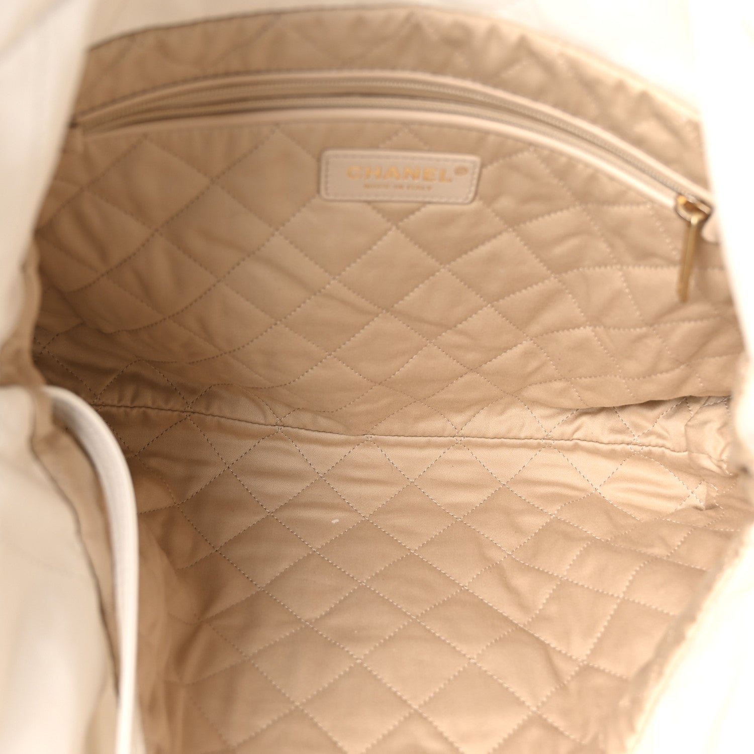 Chanel Shiny Calfskin Quilted Small Chanel 22 White 6 of 11