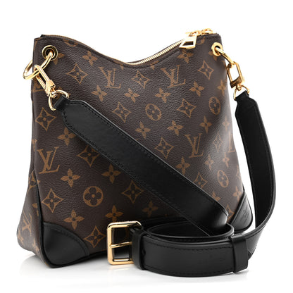 Louis Vuitton Monogram Odeon PM Black 3 of 10