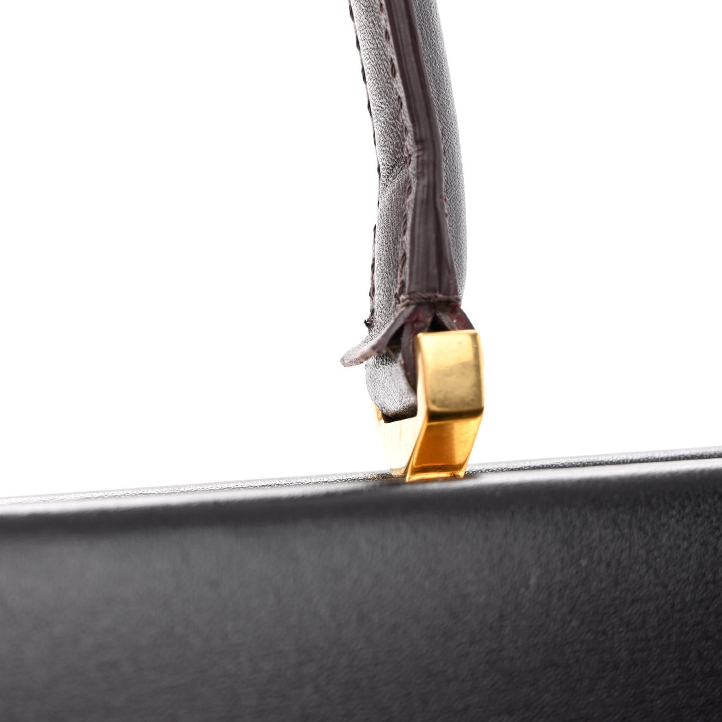 Patina Box Calfskin Medium Clasp Bag Velvet