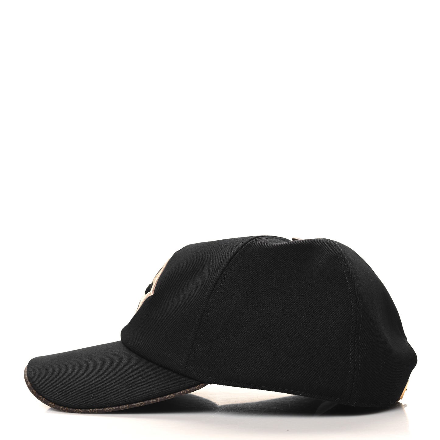 Monogram Cotton Jacquard Embroidered LV Day L Cap Black