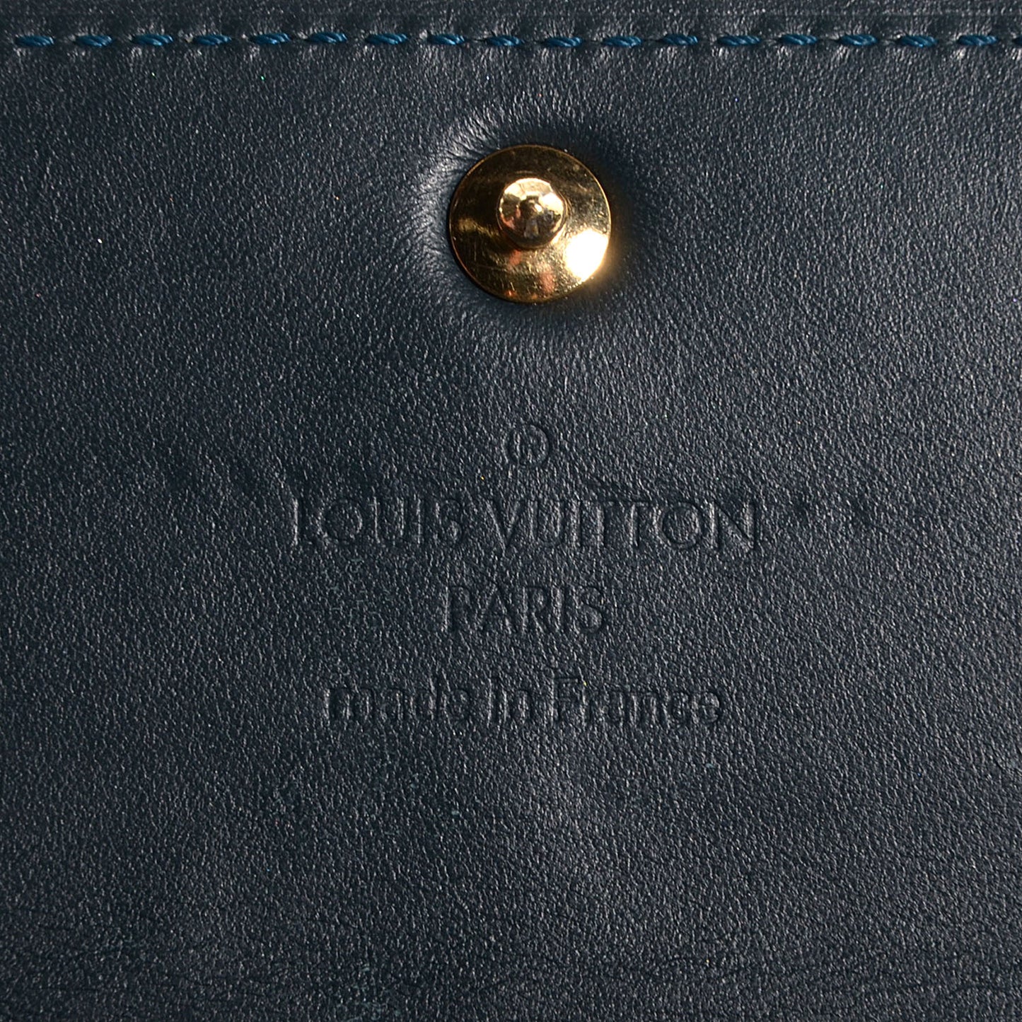 Vernis Sarah Wallet Blue Nuit