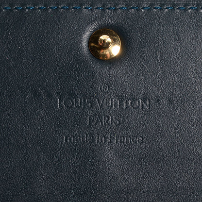 Louis Vuitton Vernis Sarah Wallet Blue Nuit 6 of 7