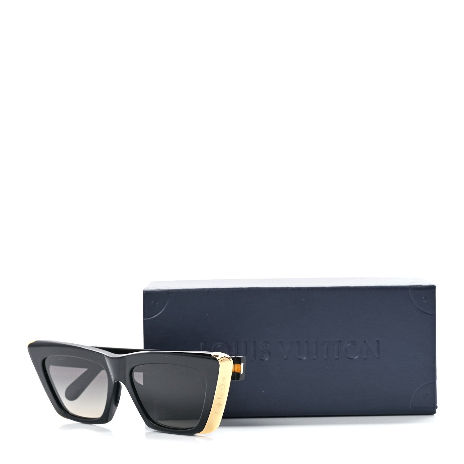 Louis Vuitton Acetate LV Moon Cat Eye Sunglasses Z1655W Black 9 of 9
