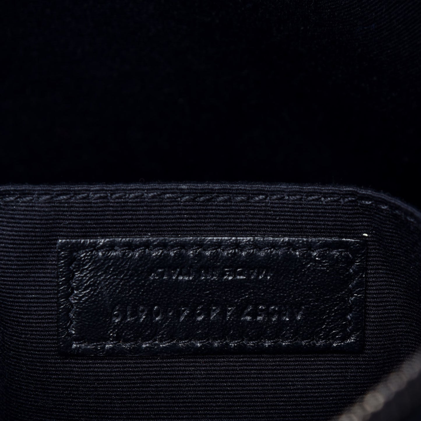 Calfskin Matelasse Monogram Lou Camera Bag Black