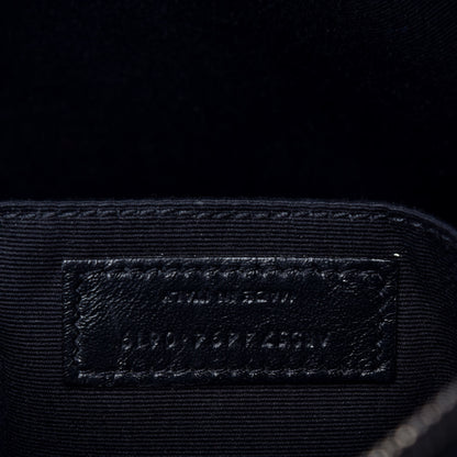Saint Laurent Calfskin Matelasse Monogram Lou Camera Bag Black 7 of 9
