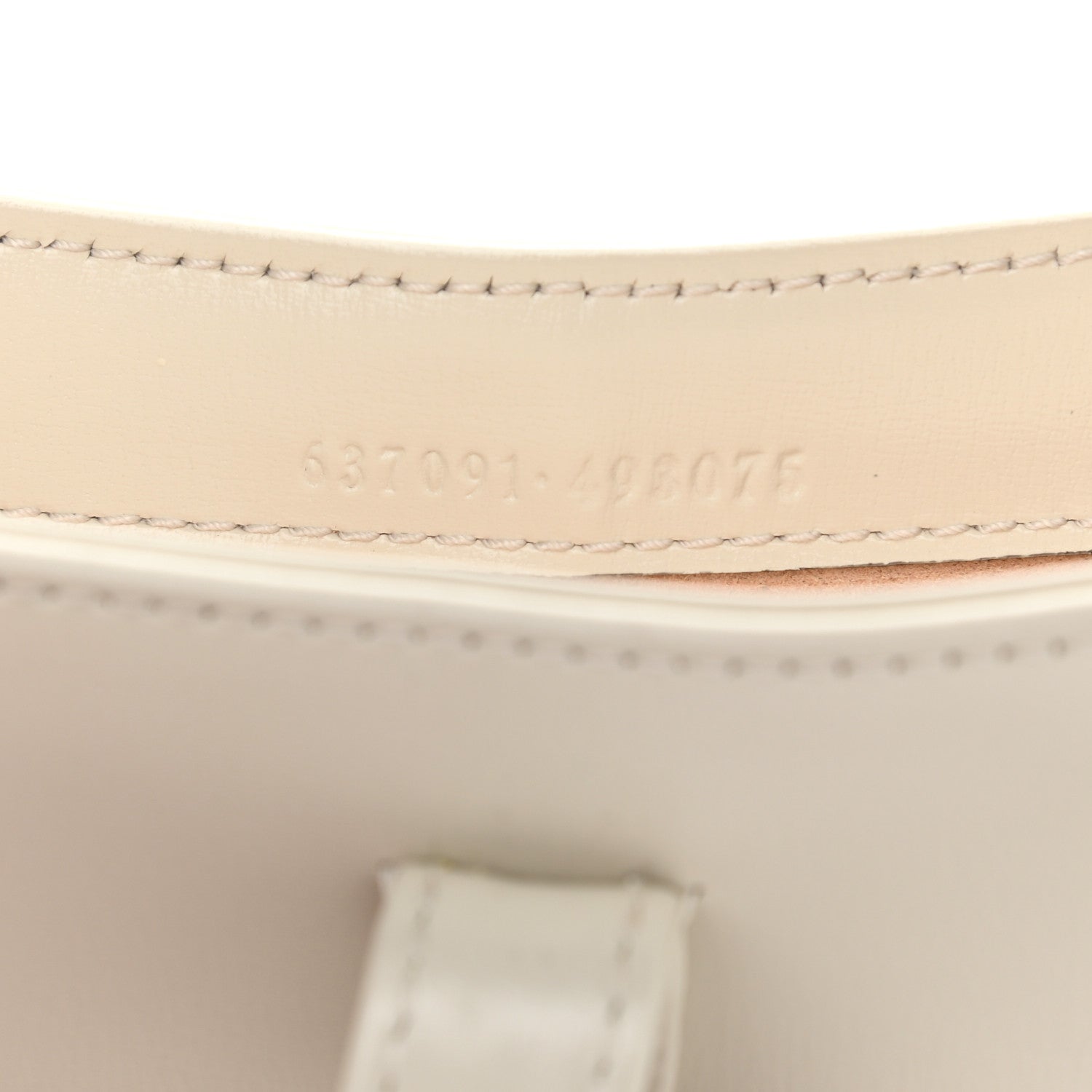 Gucci Boarded Dyana Lux Calfskin Mini Jackie 1961 Hobo Mystic White 7 of 11