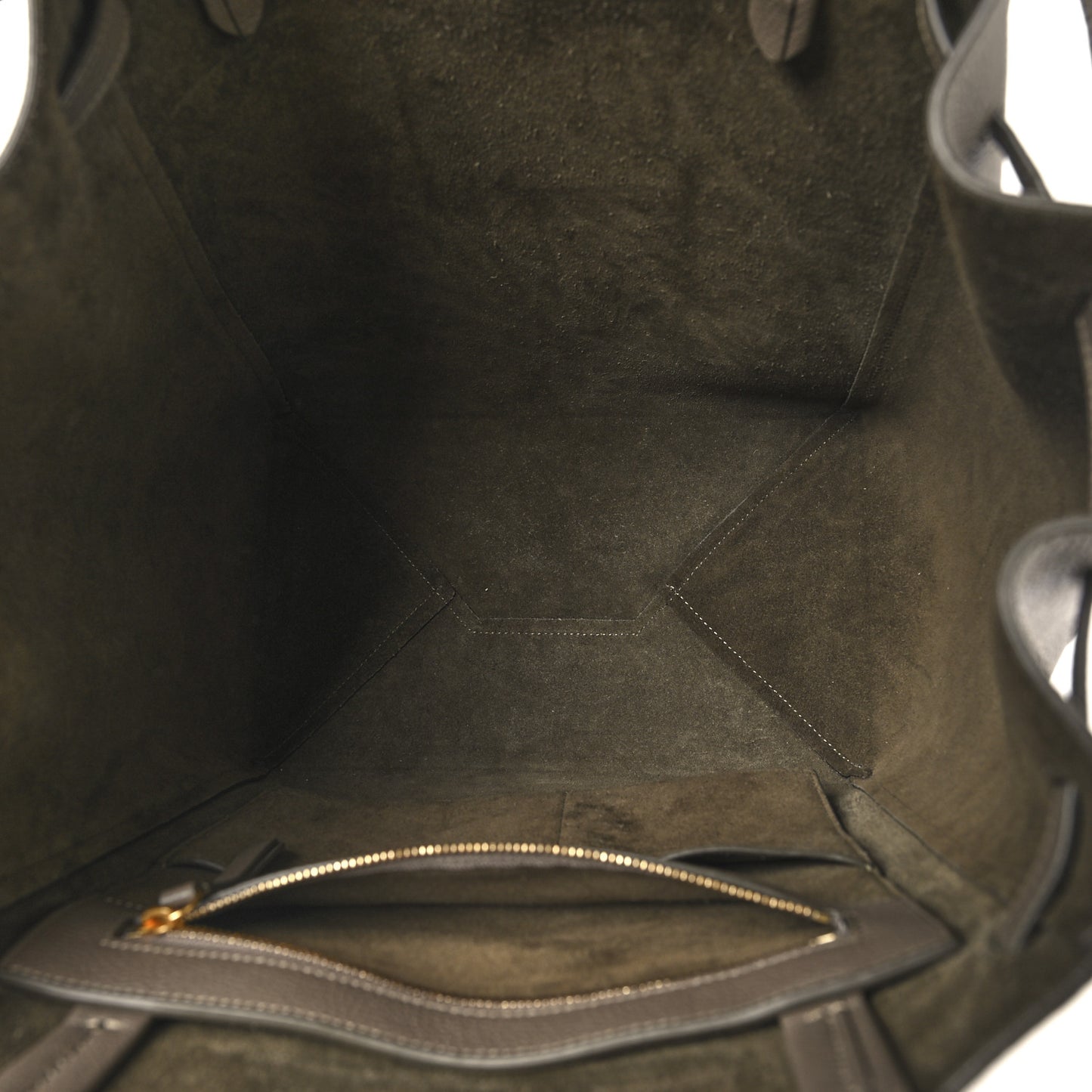Soft Grained Calfskin Small Belt Cabas Phantom Taupe