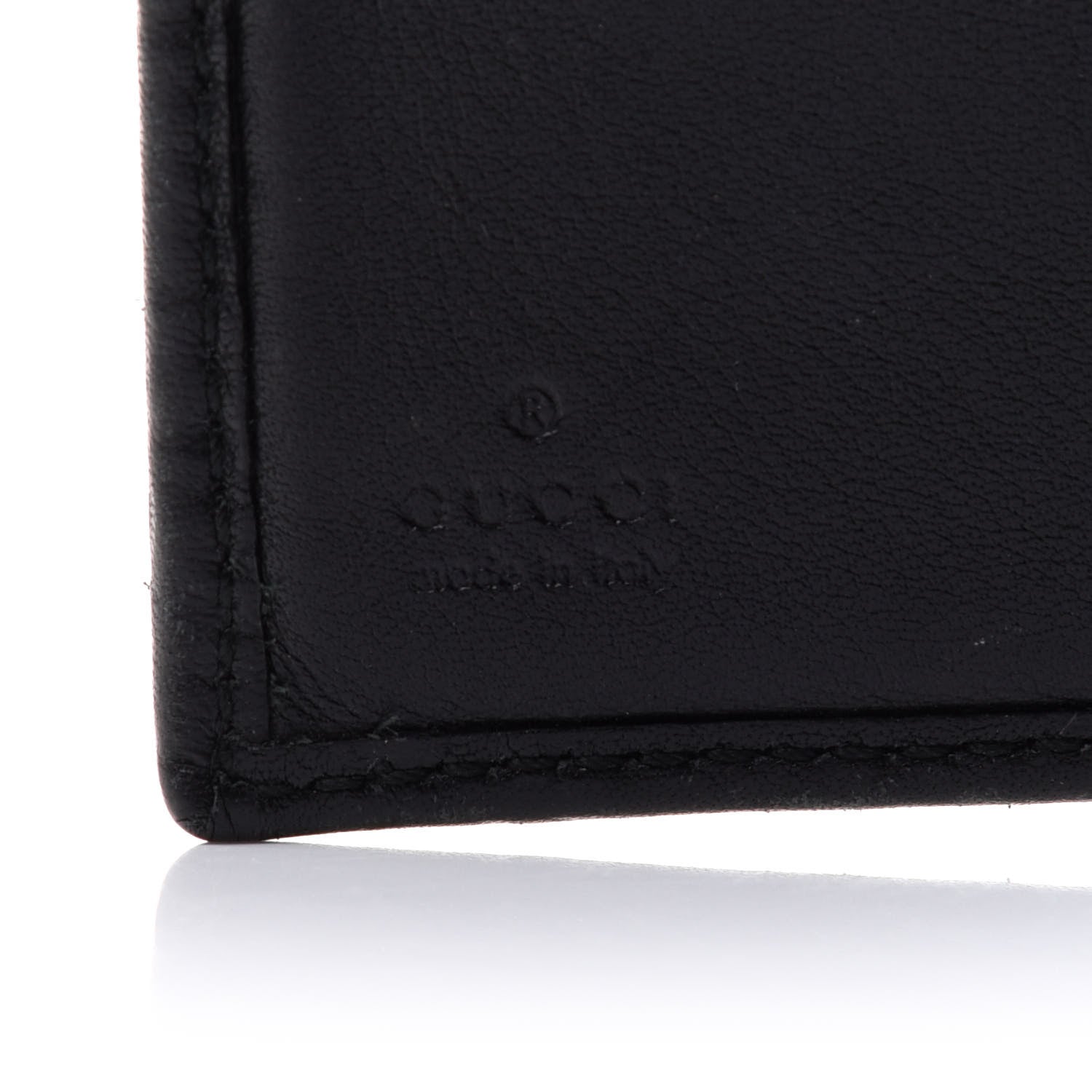 Gucci Guccissima Twins French Wallet Black 7 of 16