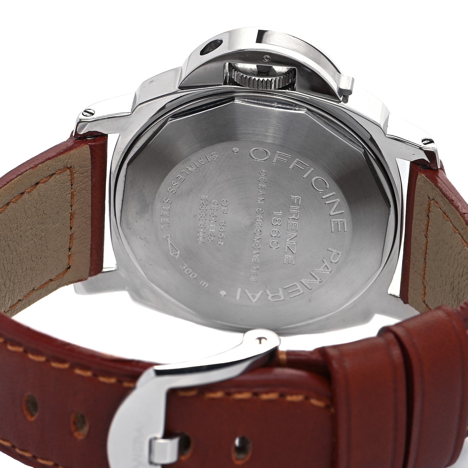 Panerai Stainless Steel Calfskin 44mm Luminor GMT Automatic Watch Black PAM00088 4 of 5