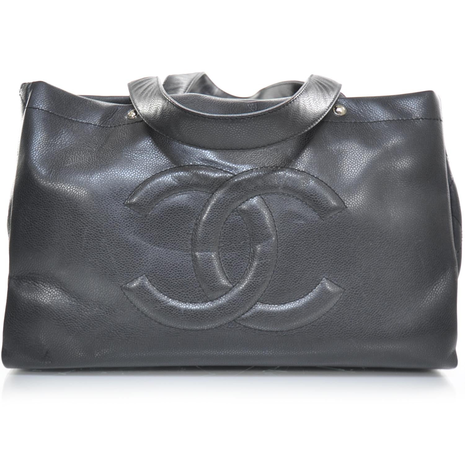Chanel Caviar Quilted Executive Cerf Shopper Tote Black 1 of 10
