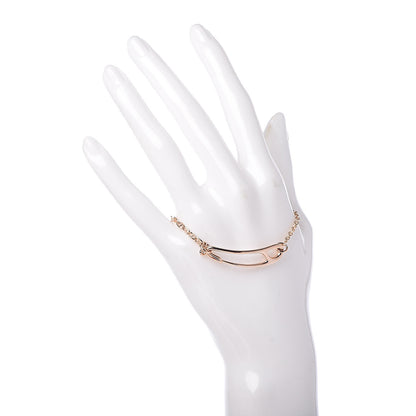 Hermes 18K Rose Gold Diamond MM Chaine d'Ancre Punk Bracelet SH 2 of 5