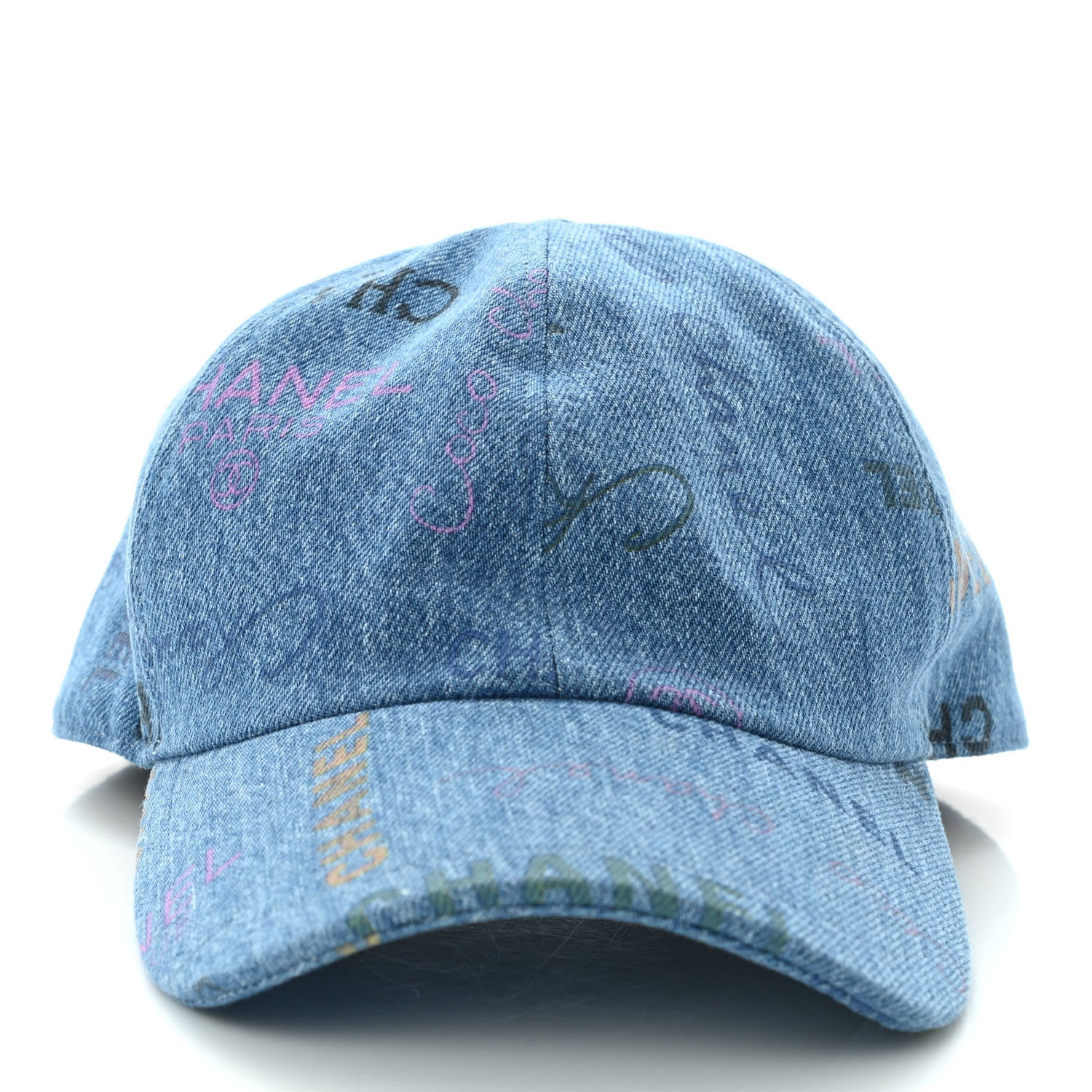 Chanel Denim Mood Cap Hat Blue 3 of 7