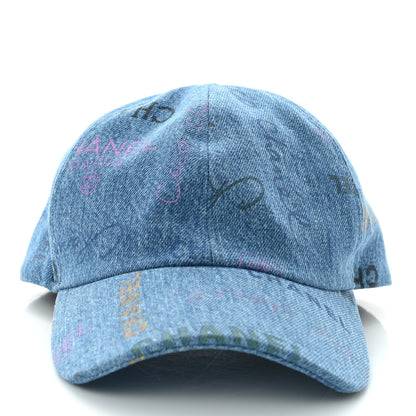Chanel Denim Mood Cap Hat Blue 3 of 7