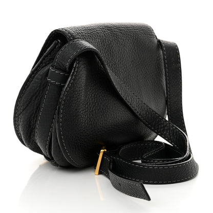 Chloe Calfskin Small Marcie Saddle Bag Black 3 of 13