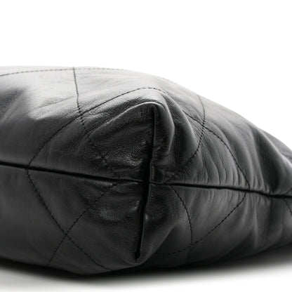 Chanel Shiny Calfskin Quilted Small Chanel 22 Black 11 of 11