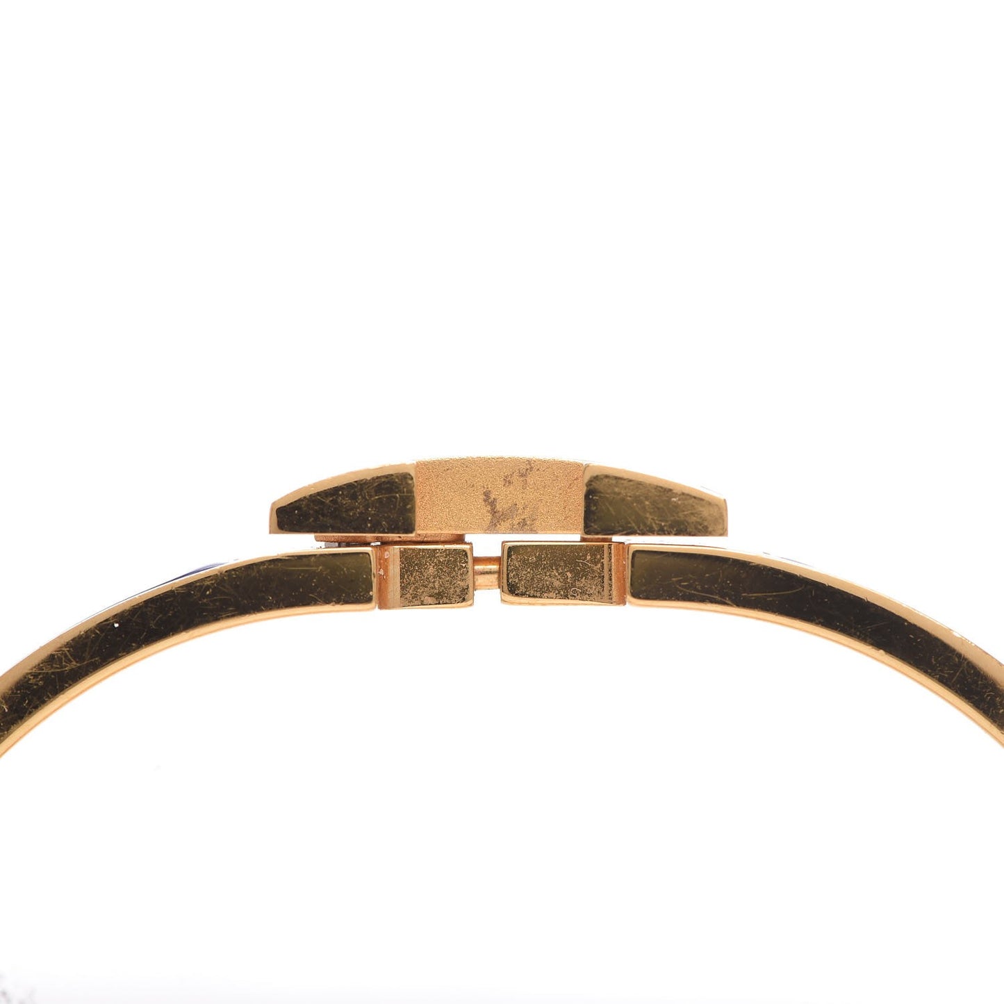 Narrow Enamel Clic Clac H Bracelet PM Bleu Royal