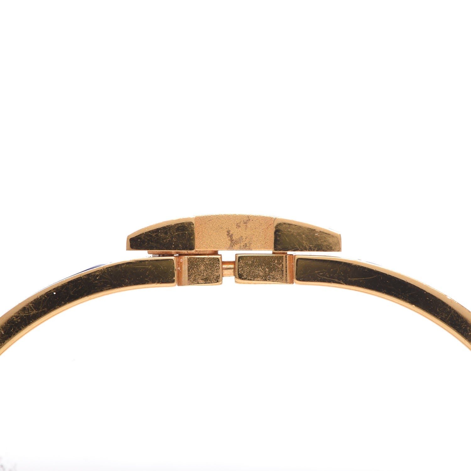 Hermes Narrow Enamel Clic Clac H Bracelet PM Bleu Royal 6 of 6