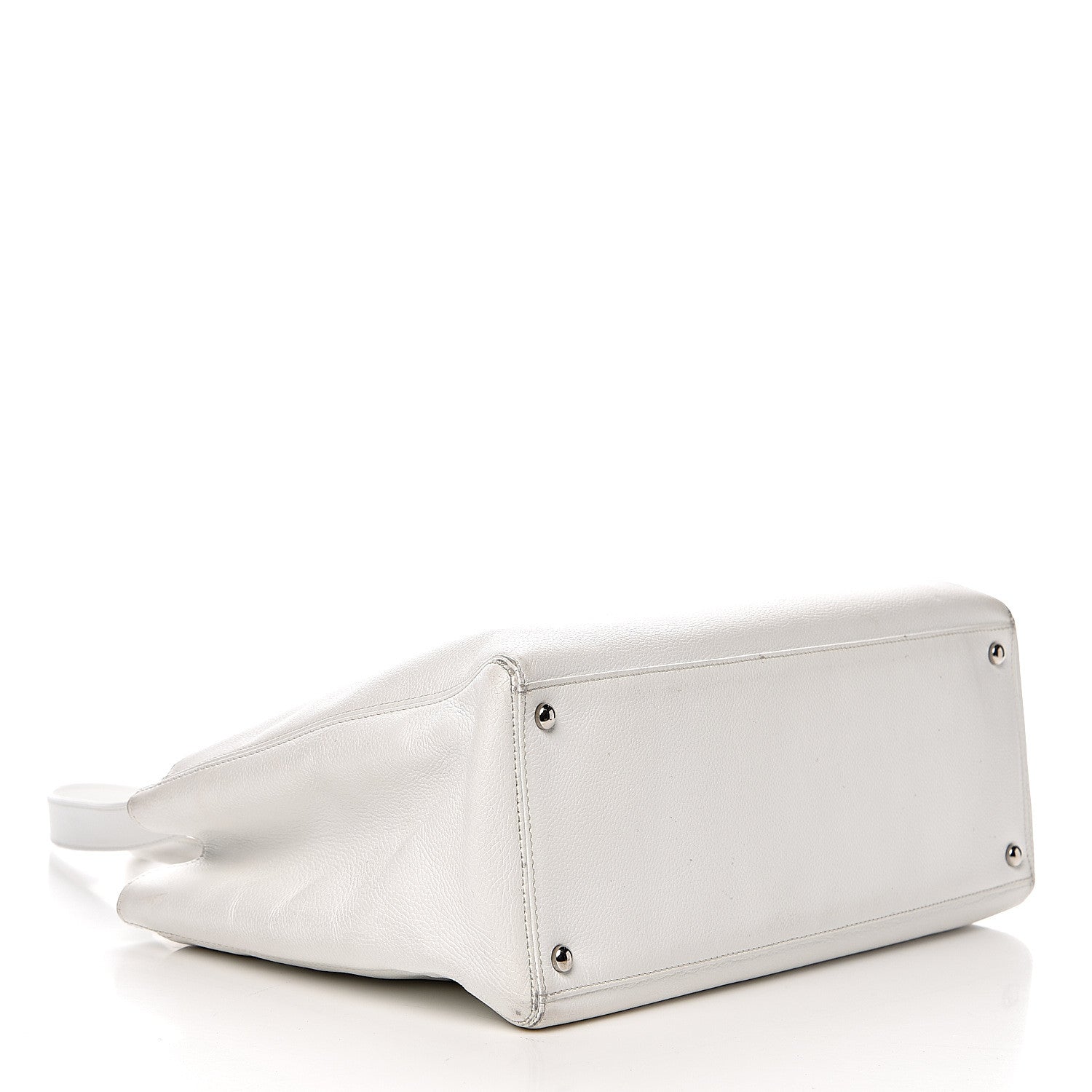 Chanel Caviar Cerf Executive Shopper Tote White 3 of 24