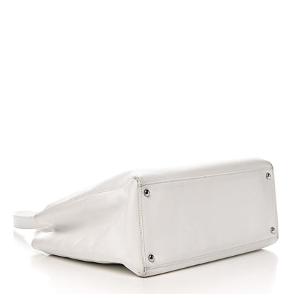 Chanel Caviar Cerf Executive Shopper Tote White 3 of 24