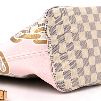 Louis Vuitton Damier Azur Nautical Neverfull MM 8 of 9
