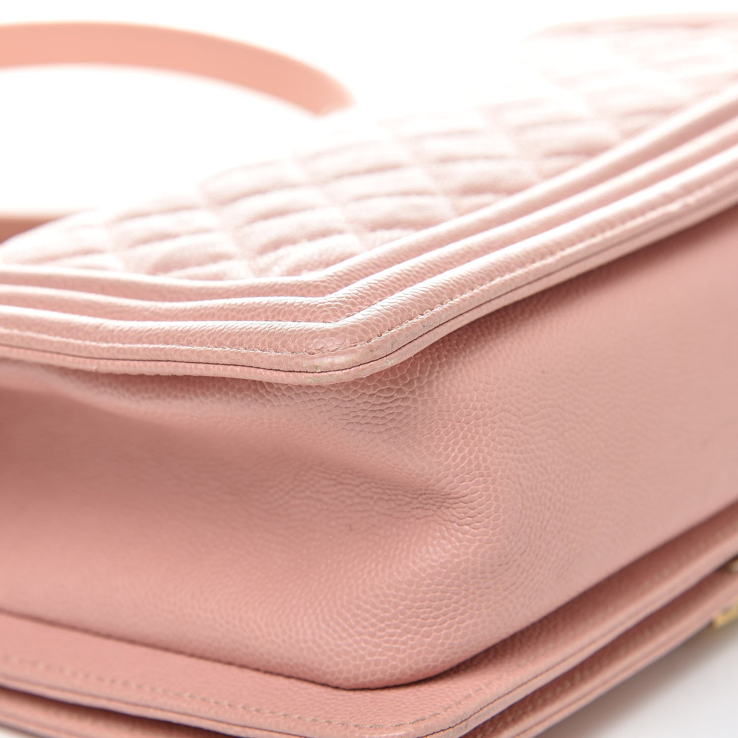 Chanel Caviar Quilted Medium Boy Flap Pink 12 of 15