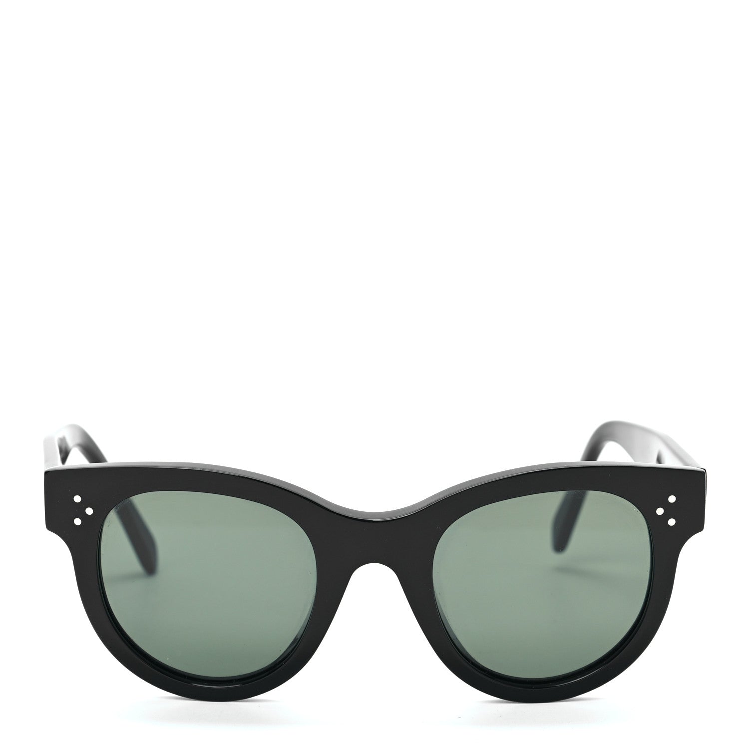 Celine Acetate Studded Mineral Round Sunglasses CL40031N Black 3 of 14