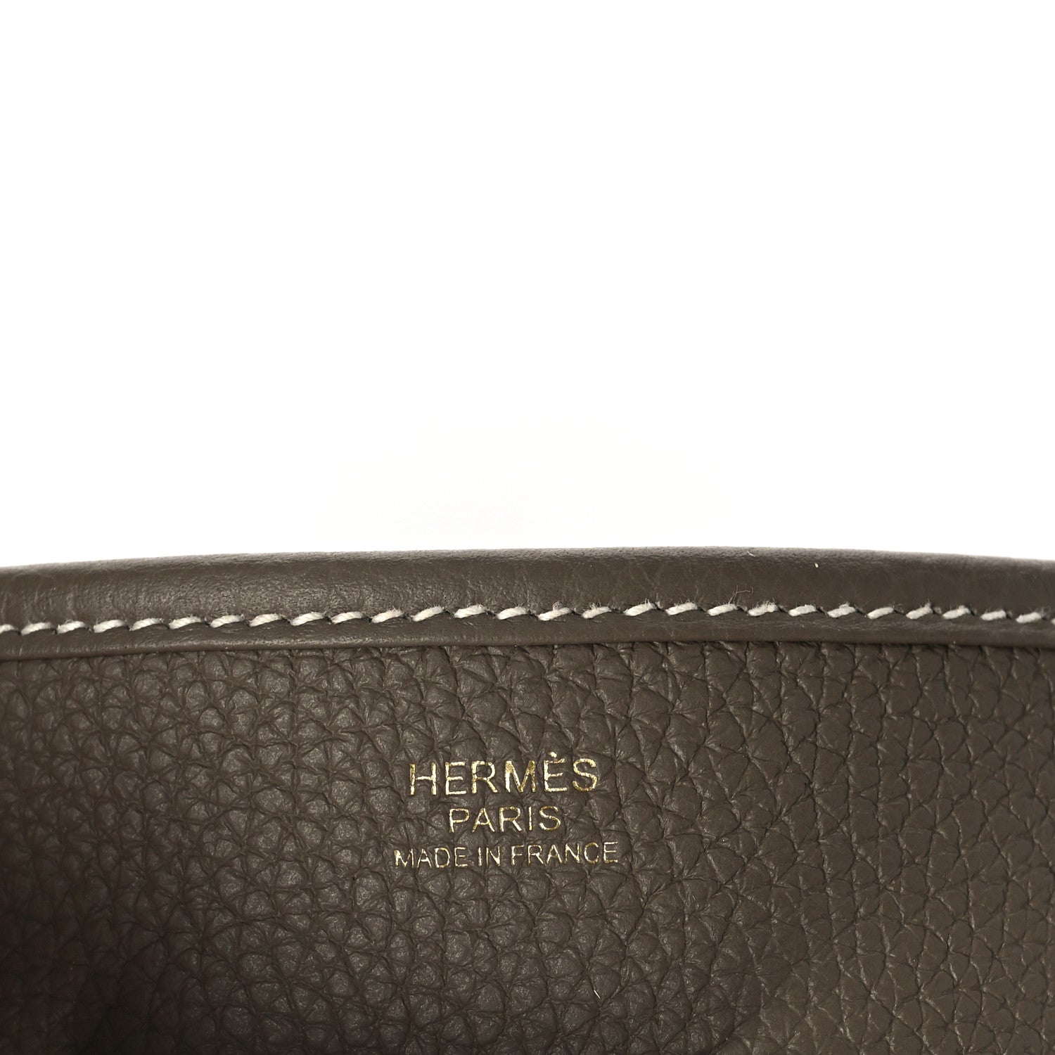 Hermes Taurillon Clemence Evelyne III PM Etoupe 6 of 8