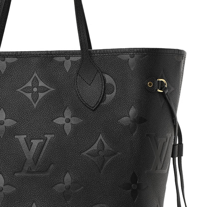 Louis Vuitton Empreinte Monogram Giant Neverfull MM Black 7 of 11