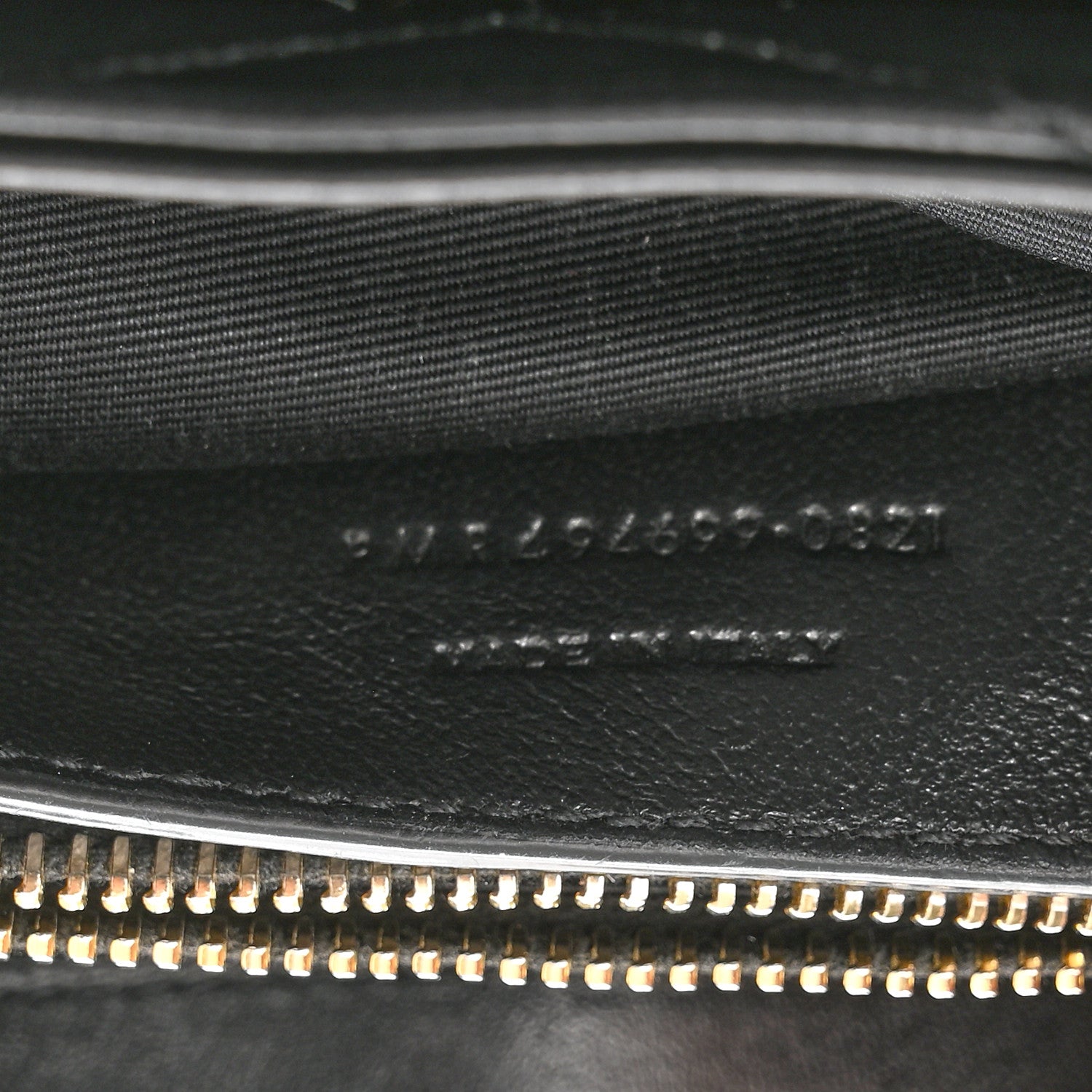 Saint Laurent Calfskin Y Quilted Monogram Small Loulou Chain Satchel Black 6 of 14