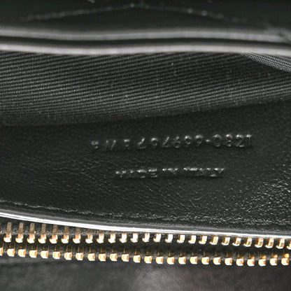 Saint Laurent Calfskin Y Quilted Monogram Small Loulou Chain Satchel Black 6 of 14
