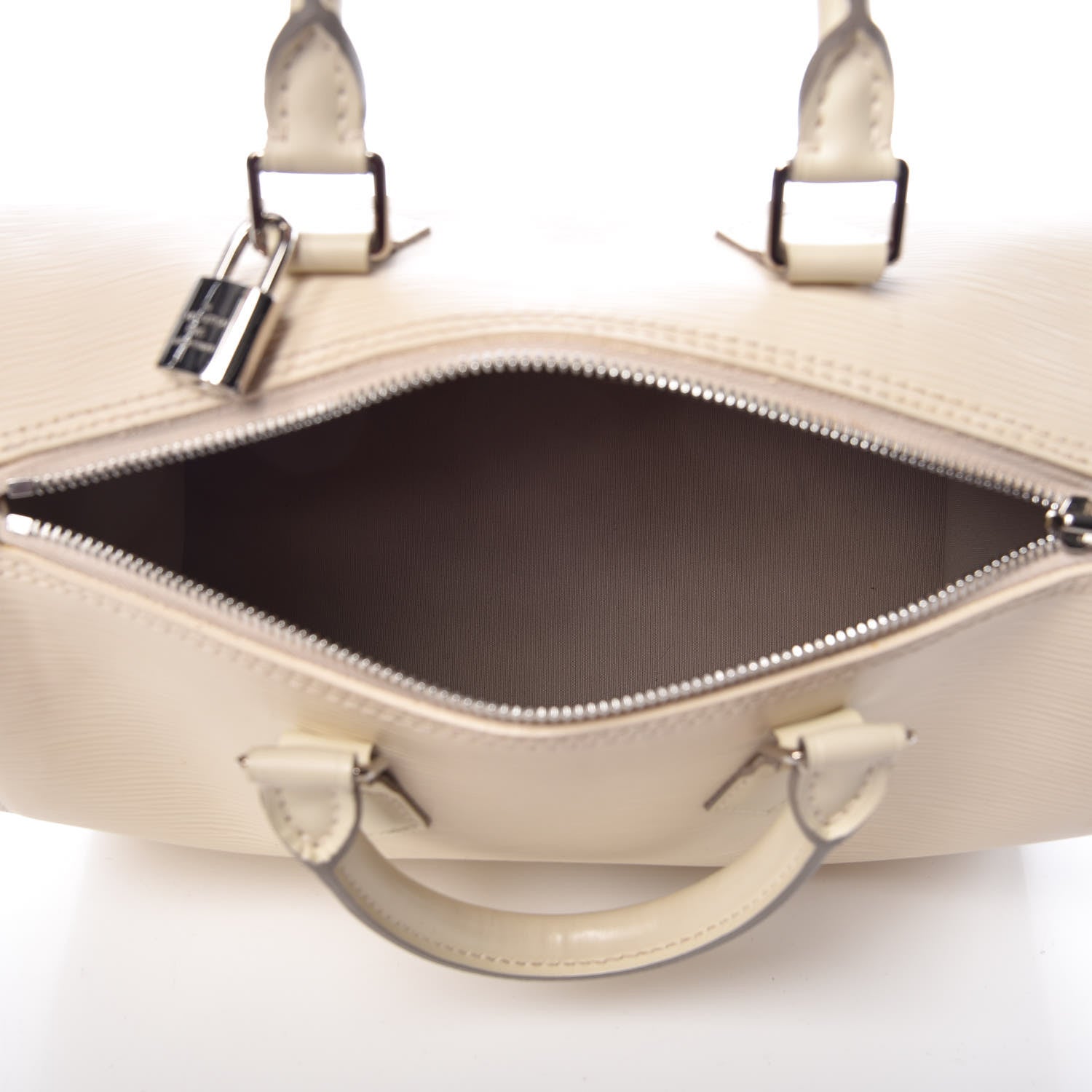 Louis Vuitton Epi Speedy 25 Ivory 5 of 9