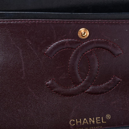 Chanel Lambskin Quilted Medium Double Flap Black 7 of 16