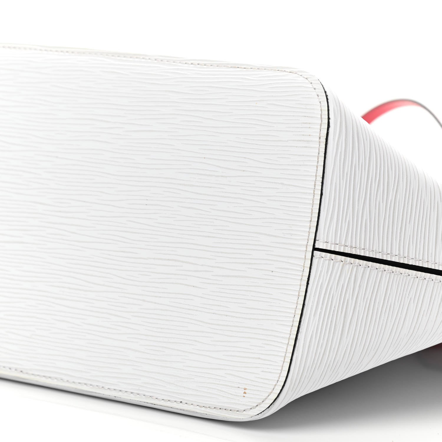 Louis Vuitton Epi Neverfull MM White Scarlet Black 9 of 11