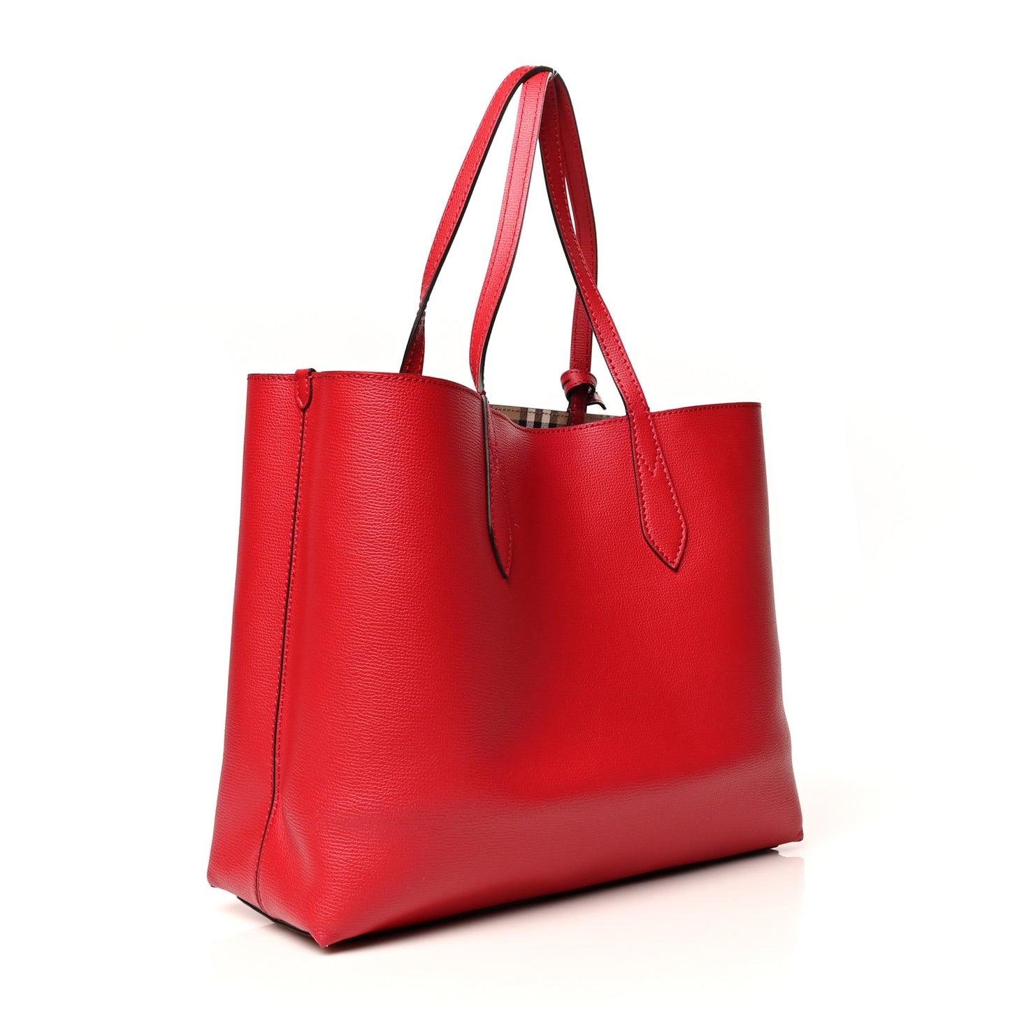 Haymarket Check Medium Reversible Tote Red