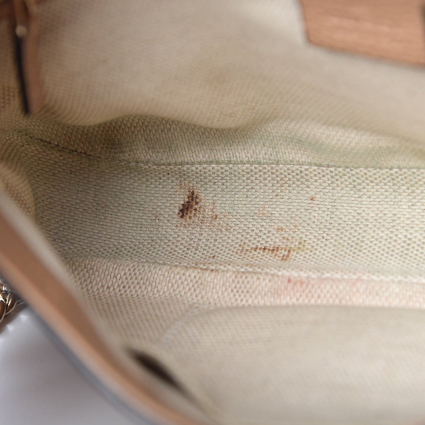 Pebbled Calfskin Medium Soho Flap Crossbody Camelia