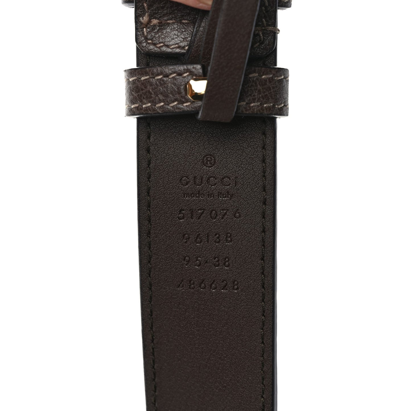 GG Supreme Monogram Web Small Ophidia Belt Bag 95 38 Dark Brown