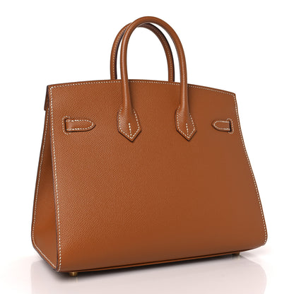 Hermes Epsom Birkin Sellier 25 Gold 3 of 10