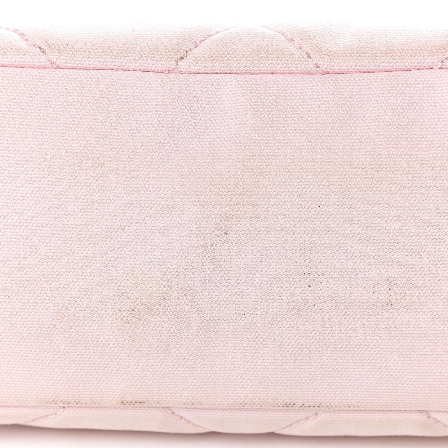 Coated Canvas Quilted Small Paris Biarritz Tote Pink