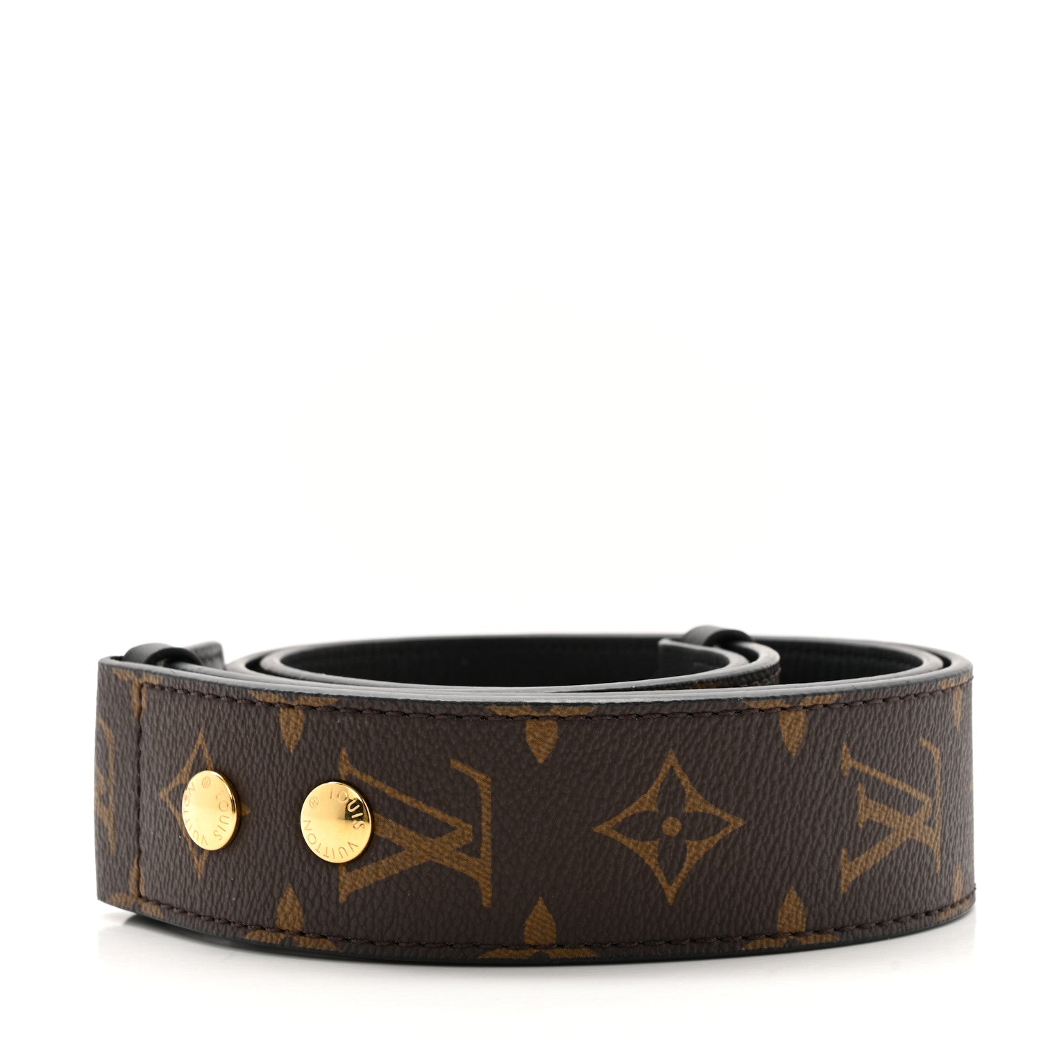 Louis Vuitton Monogram Adjustable Bandouliere Shoulder Strap Black 2 of 5