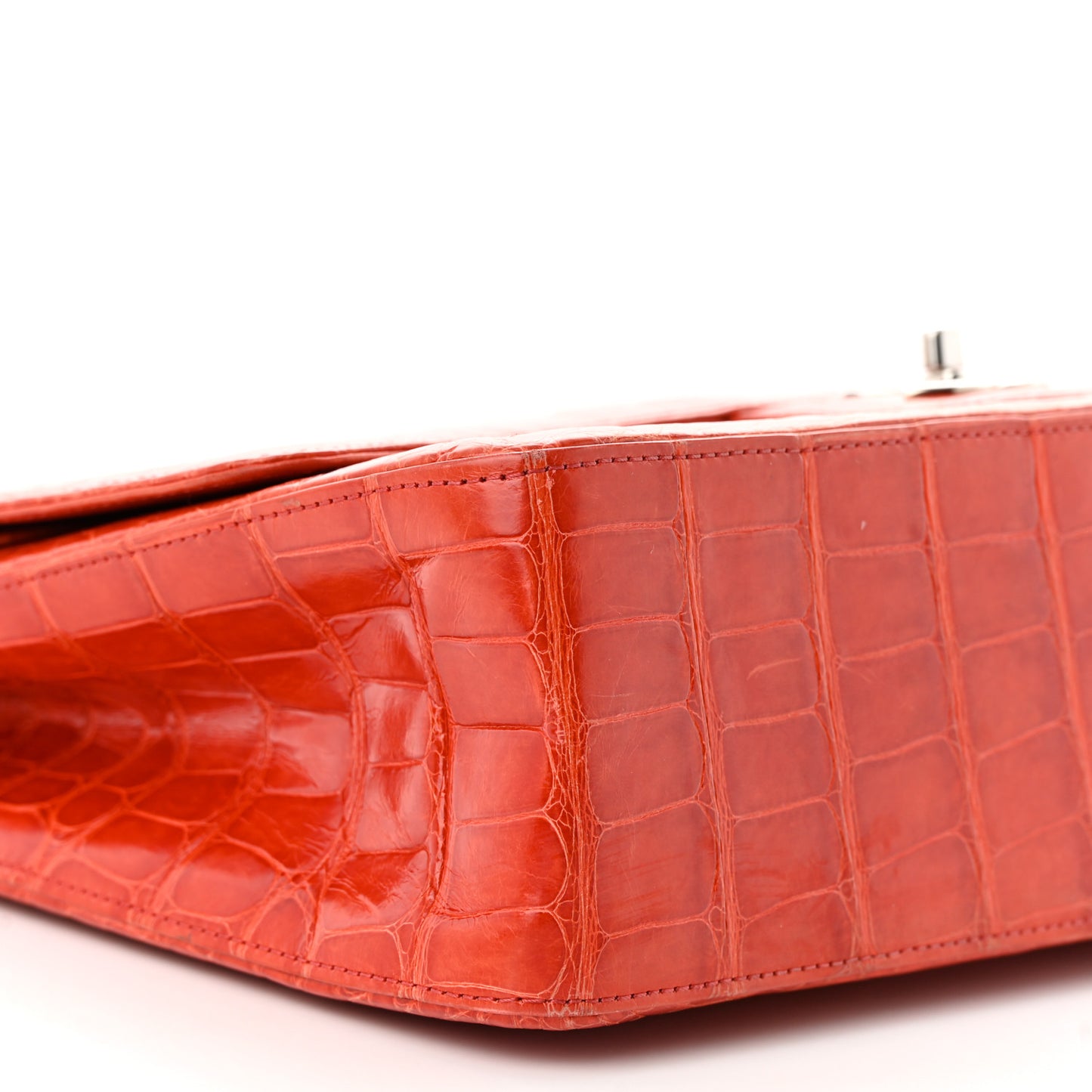 Alligator Maxi Double Flap Red