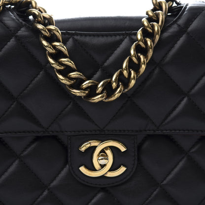 Chanel Calfskin Quilted Large Perfect Edge Flap Black 11 of 11