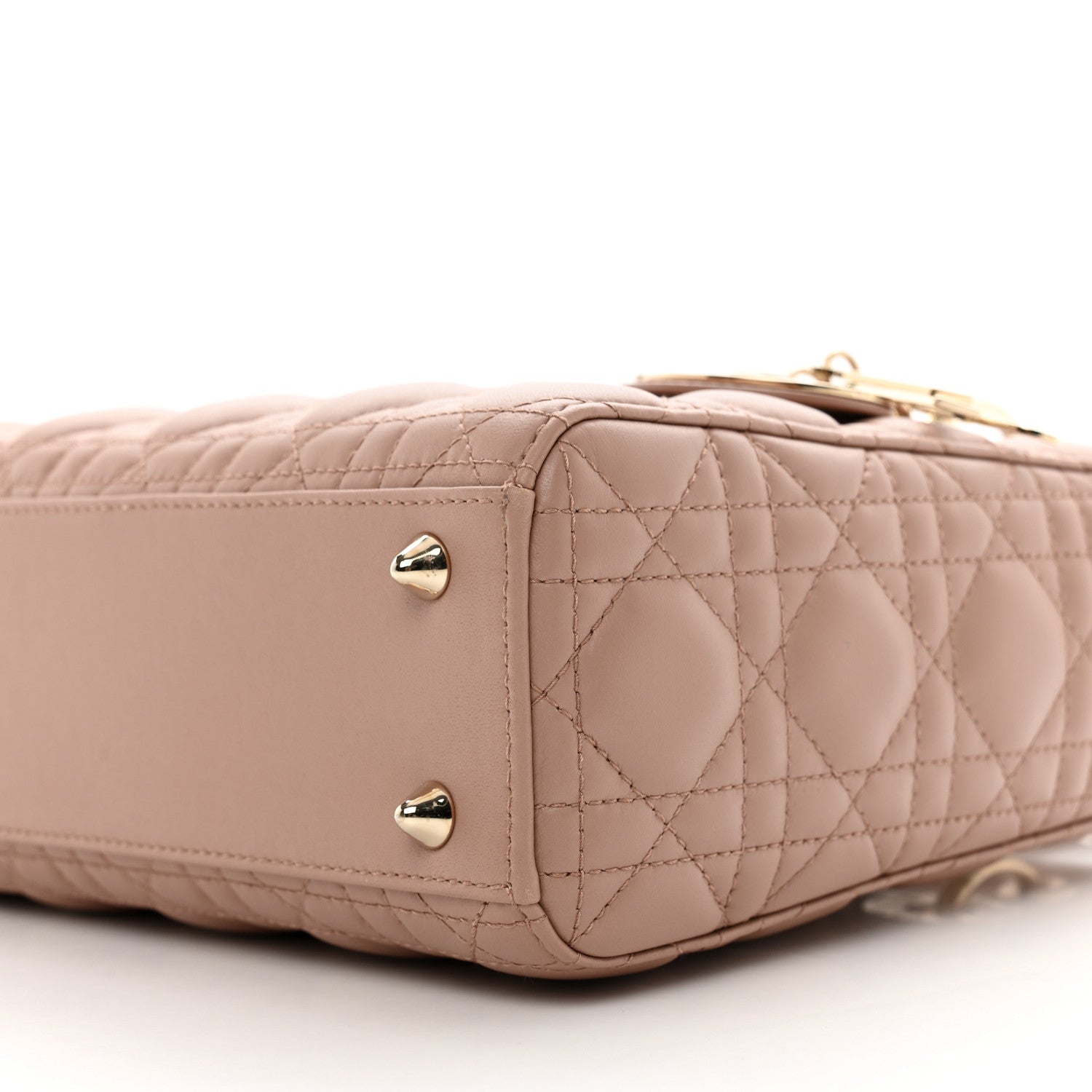 Christian Dior Lambskin Cannage Small My ABCDior Lady Dior Fard 10 of 11