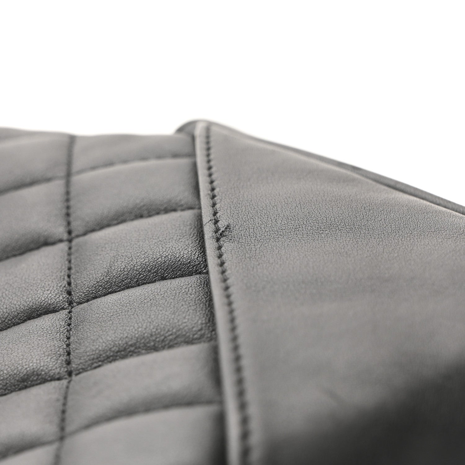 Chanel Calfskin Quilted Large Cambon Flap Black White 11 of 11