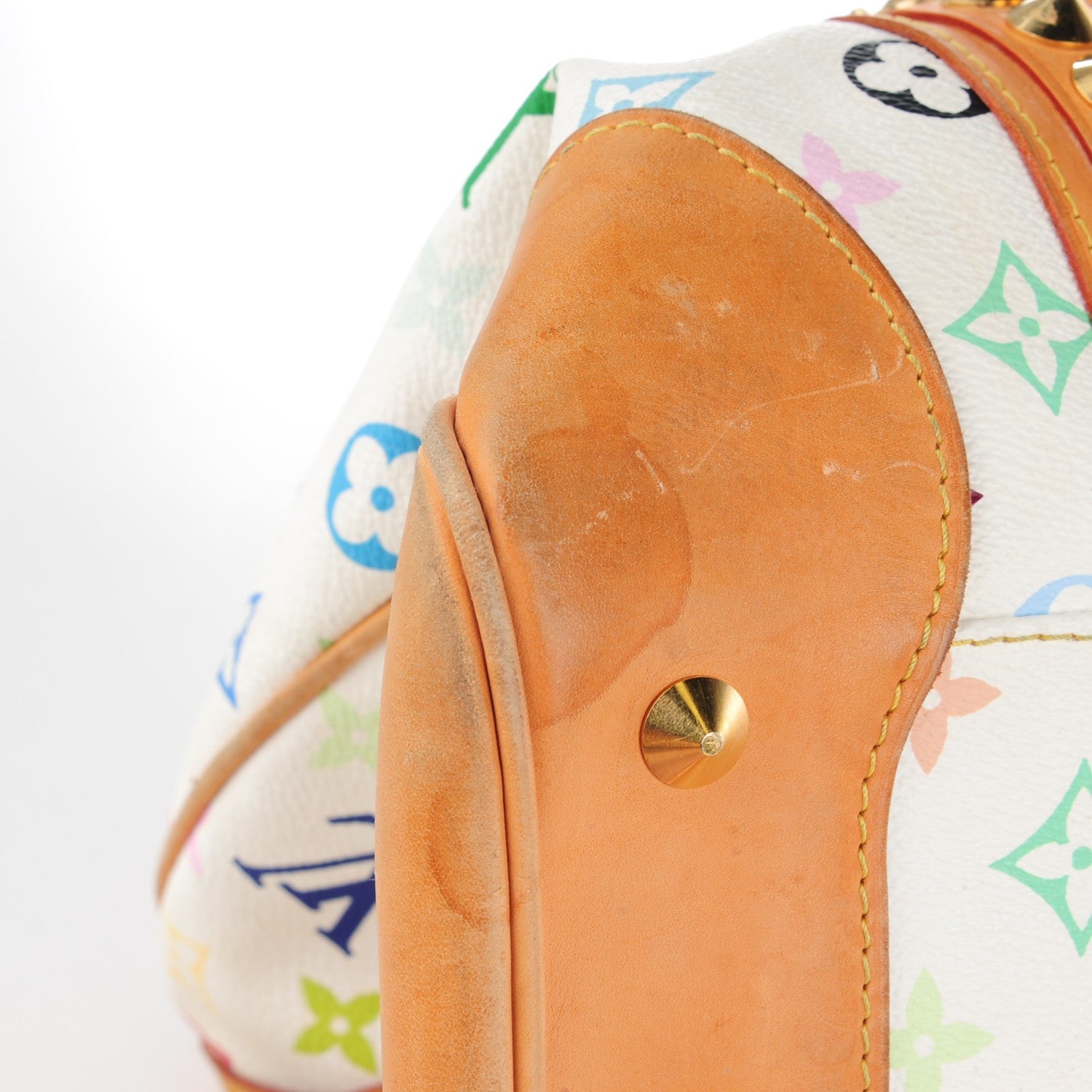 Louis Vuitton Monogram Multicolor Courtney GM White 4 of 13