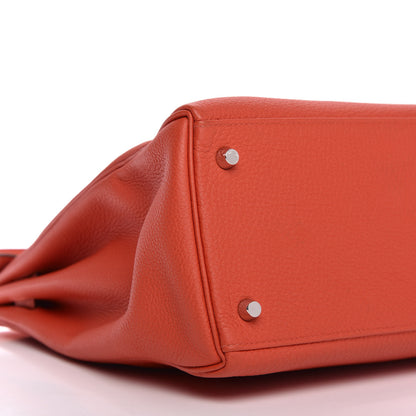Hermes Togo Kelly Retourne 35 Capucine 6 of 10
