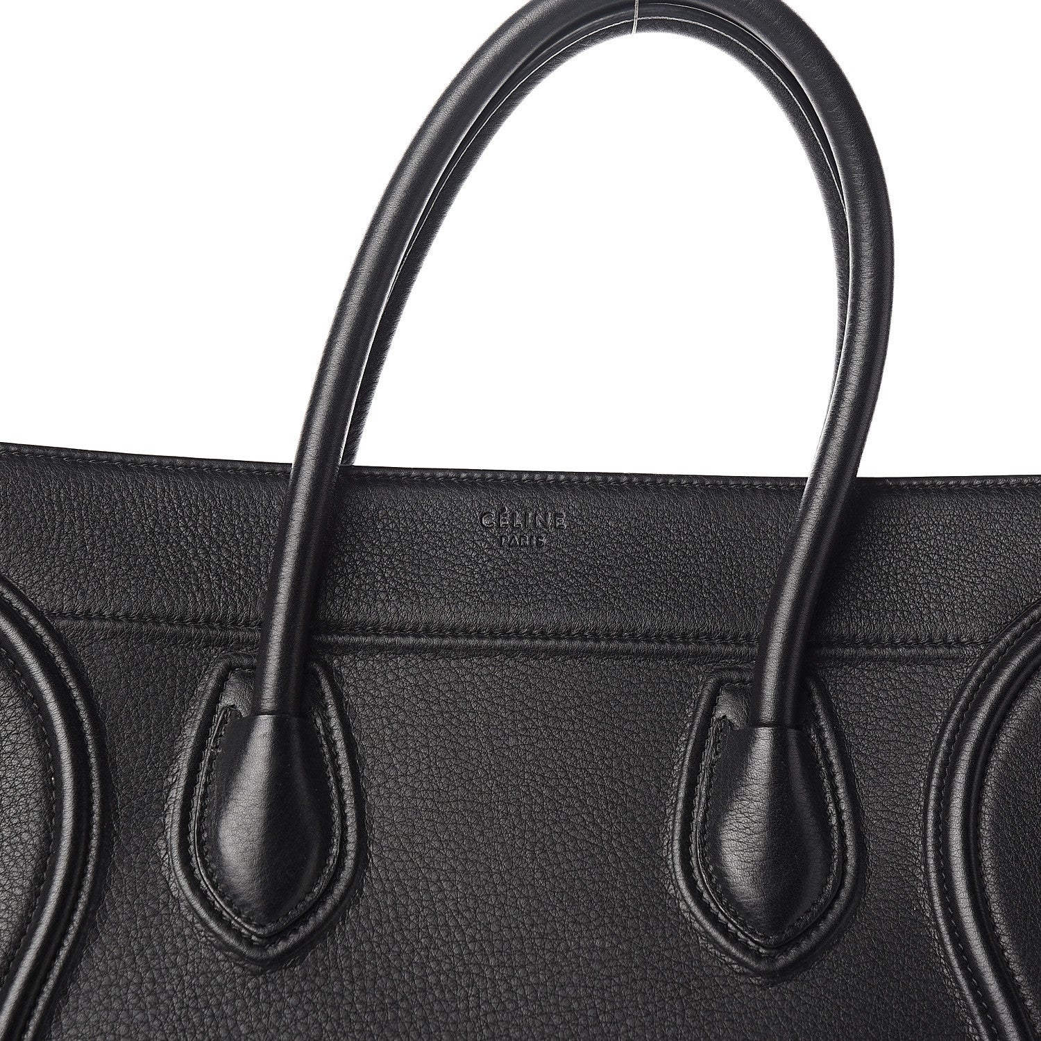 Celine Supple Calfskin Medium Phantom Luggage Black 11 of 11