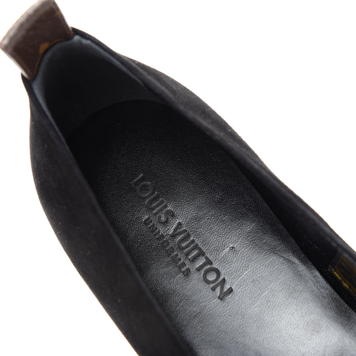 Louis Vuitton Suede Monogram Uniformes Ballet Flats 39 Black 8 of 10