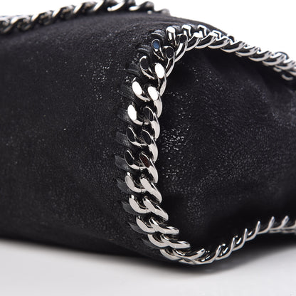 Stella McCartney Shaggy Deer Mini Falabella Fold Over Tote Black 9 of 9